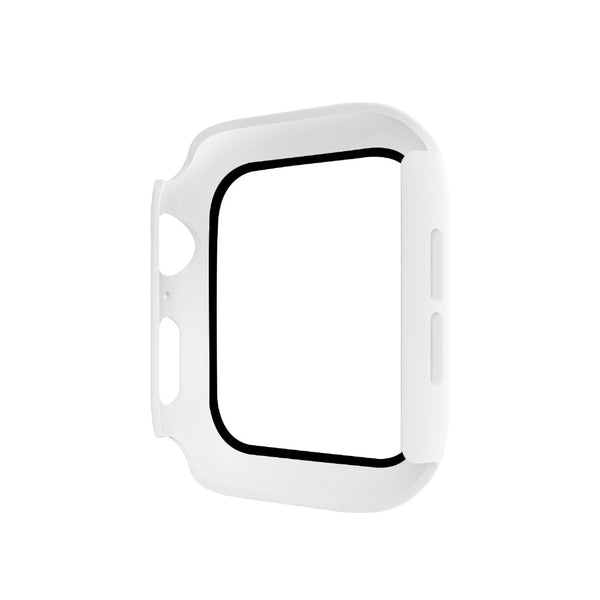 GLASS CASE FOR APPLE WATCH SERIES 3 4 5 6 IWATCH CASE 38MM 40MM 42MM 44MM BUMPER SCREEN PROTECTOR APPLE WATCH COVER ACCESSORIES