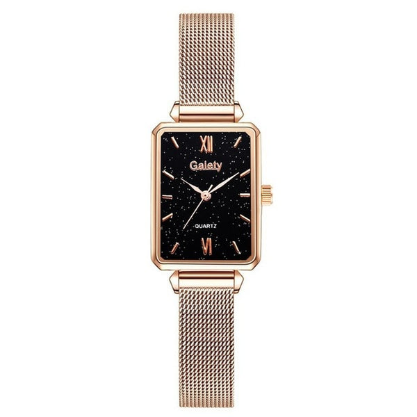 WOMEN FASHION QUARTZ WATCH WITH BRACELET SET FOR LUXURY LOOK