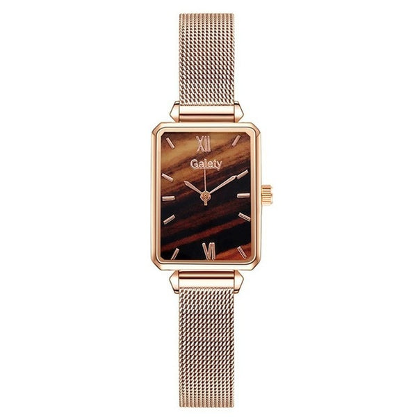 WOMEN FASHION QUARTZ WATCH WITH BRACELET SET FOR LUXURY LOOK