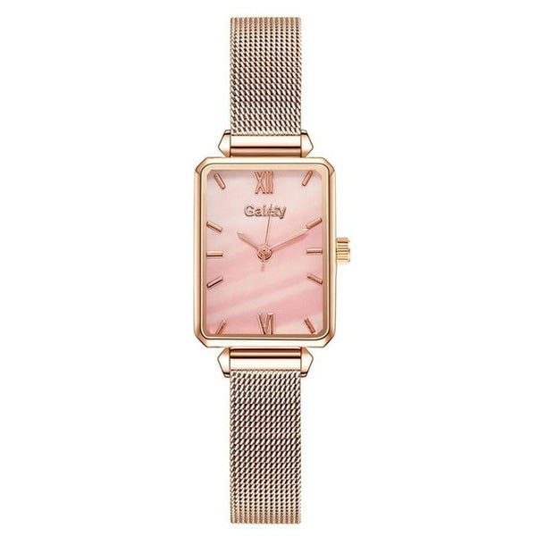 WOMEN FASHION QUARTZ WATCH WITH BRACELET SET FOR LUXURY LOOK