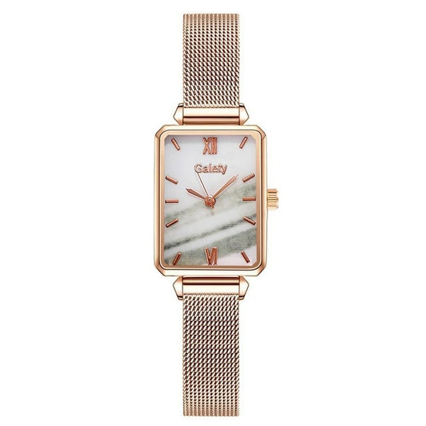 WOMEN FASHION QUARTZ WATCH WITH BRACELET SET FOR LUXURY LOOK