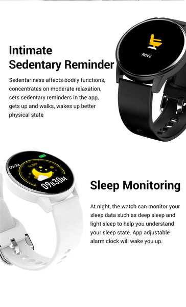 SMARTWATCH FOR ANDROID IOS WITH REAL-TIME WEATHER FORECAST, ACTIVITY TRACKER, HEART RATE MONITOR, AND MANY